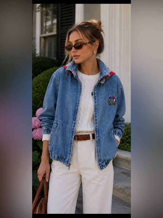 Ralph Lauren Jackets & Blazers - Vintage Ralph Lauren Polo Denim Jacket — Preppy Y2K medium